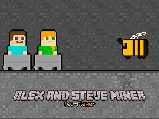 Alex and Steve Miner Two Player Image